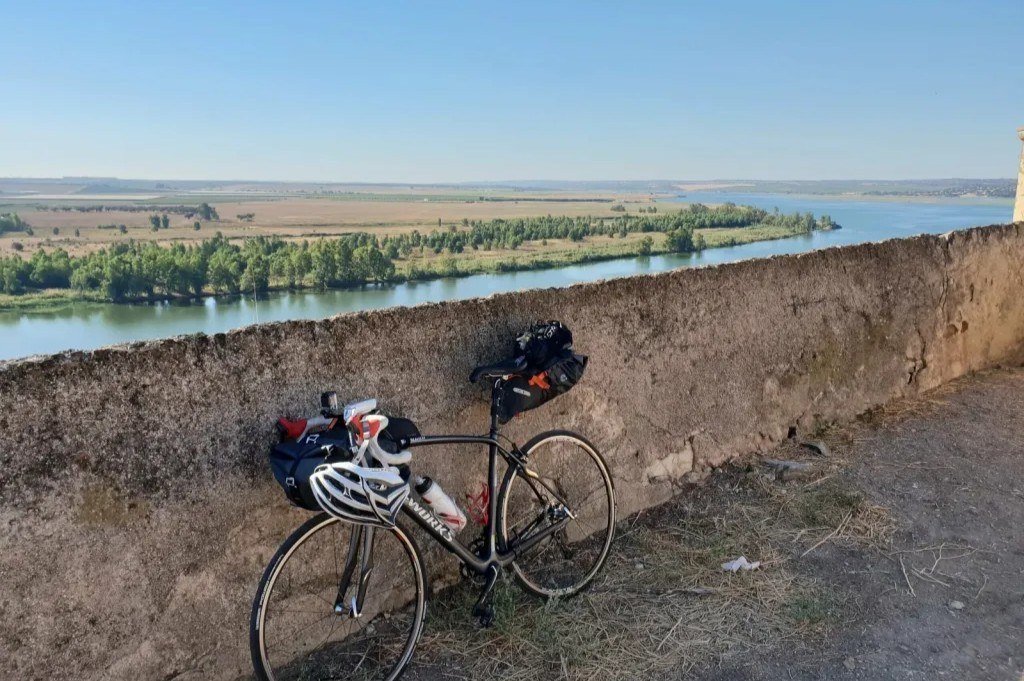 The Guadiana seen from the fortress at Juromenha.