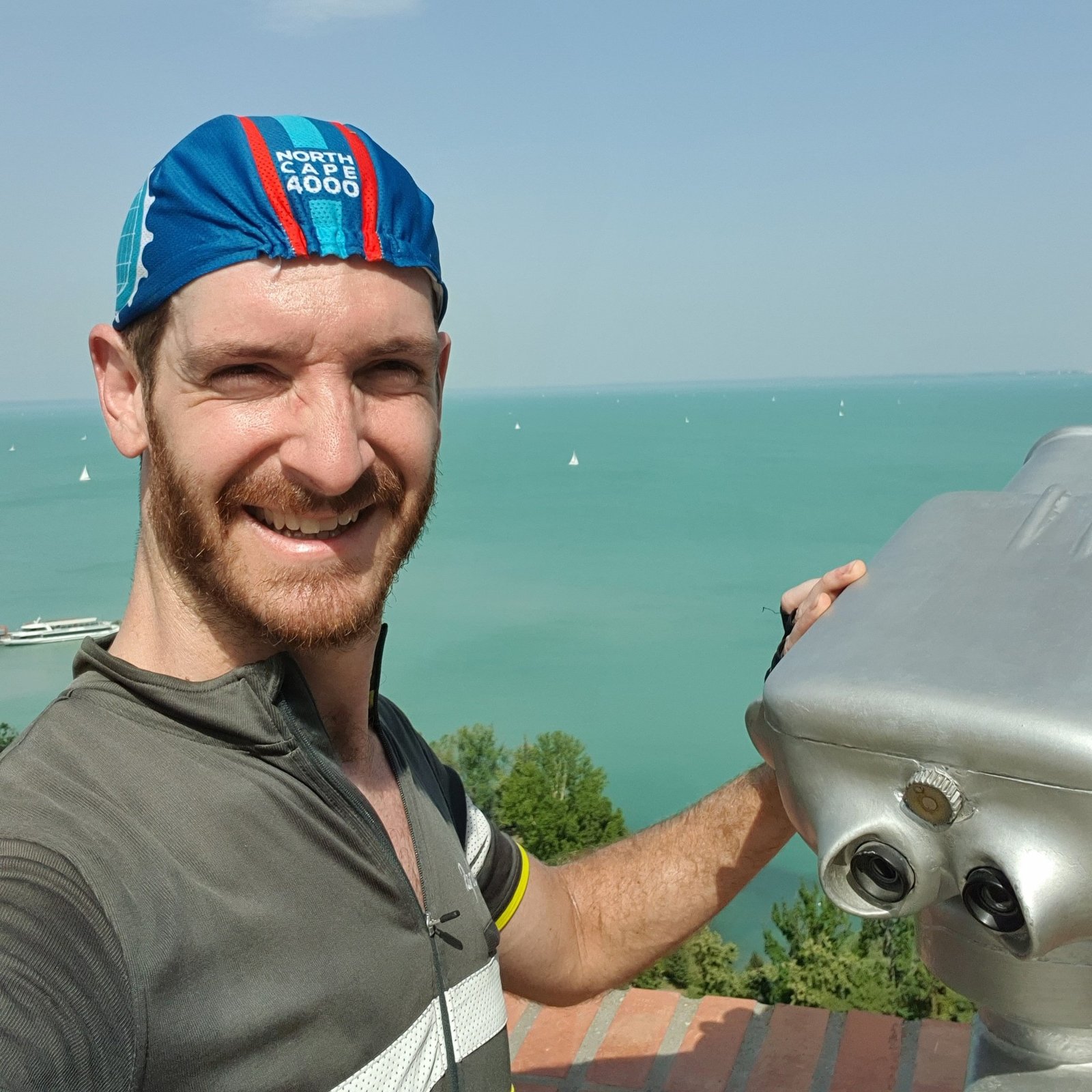 NorthCape4000 2021: Lake Balaton, Hungary.