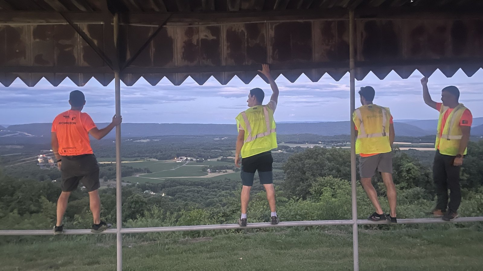 The overlook on the last evening.